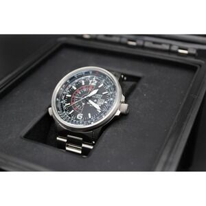 Citizen Nighthawk Eco-Drive BJ7000 GMT Pilot Watch – Original Bracelet